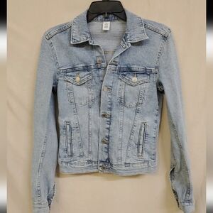 H&M Light Blue Denim Jean Jacket